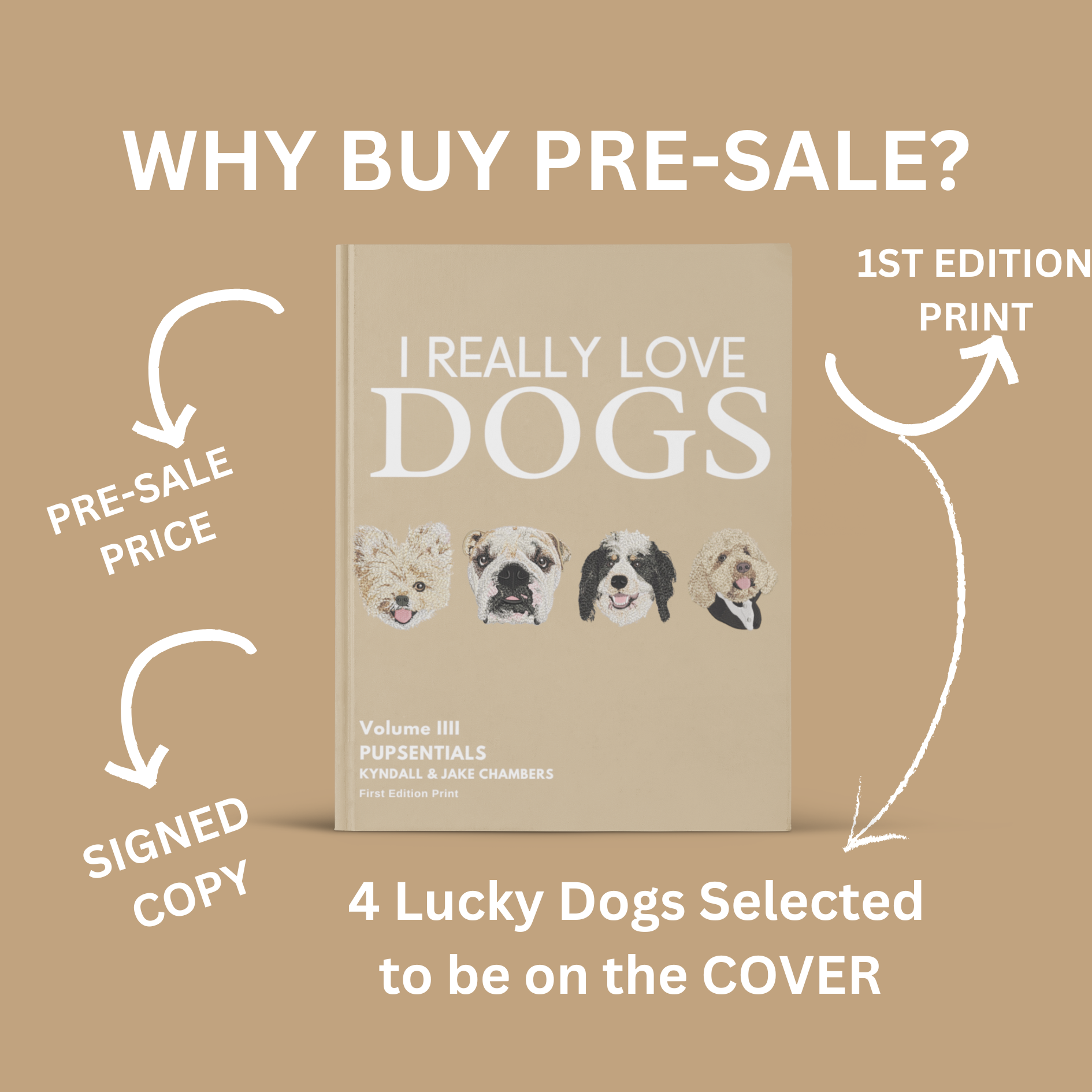 "I Really Love Dogs v.IV" Coffee Table Book