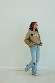 Custom Embroidered Sweatshirt | Biscuit