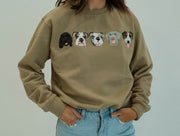 Custom Embroidered Sweatshirt | Tan