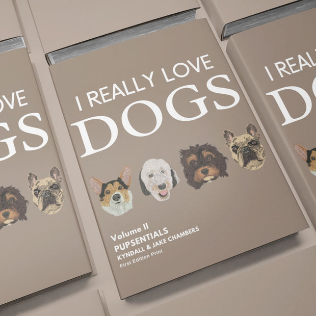 "I Really Love Dogs v.II" Coffee Table Book
