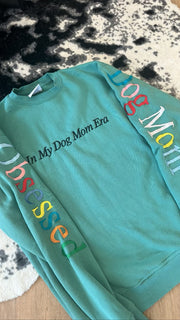 In My Dog Mom Era - Embroidered Sweatshirt