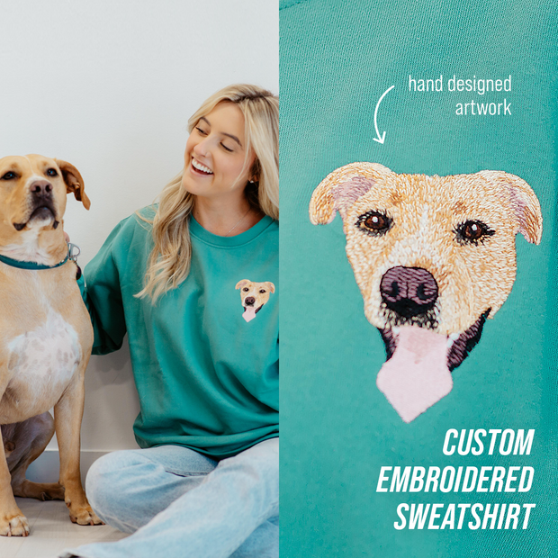 Custom Embroidered Sweatshirt | Mint