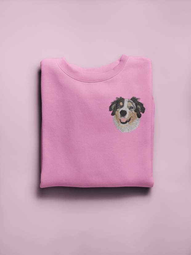 Australian Shepherd Embroidered Sweatshirt