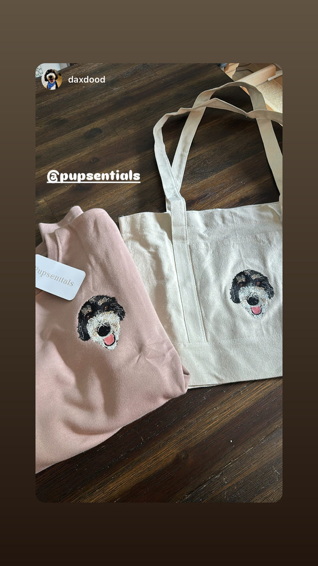 The Custom Canvas Tote - Embroidered