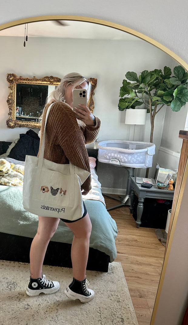 The Custom Canvas Tote - Embroidered