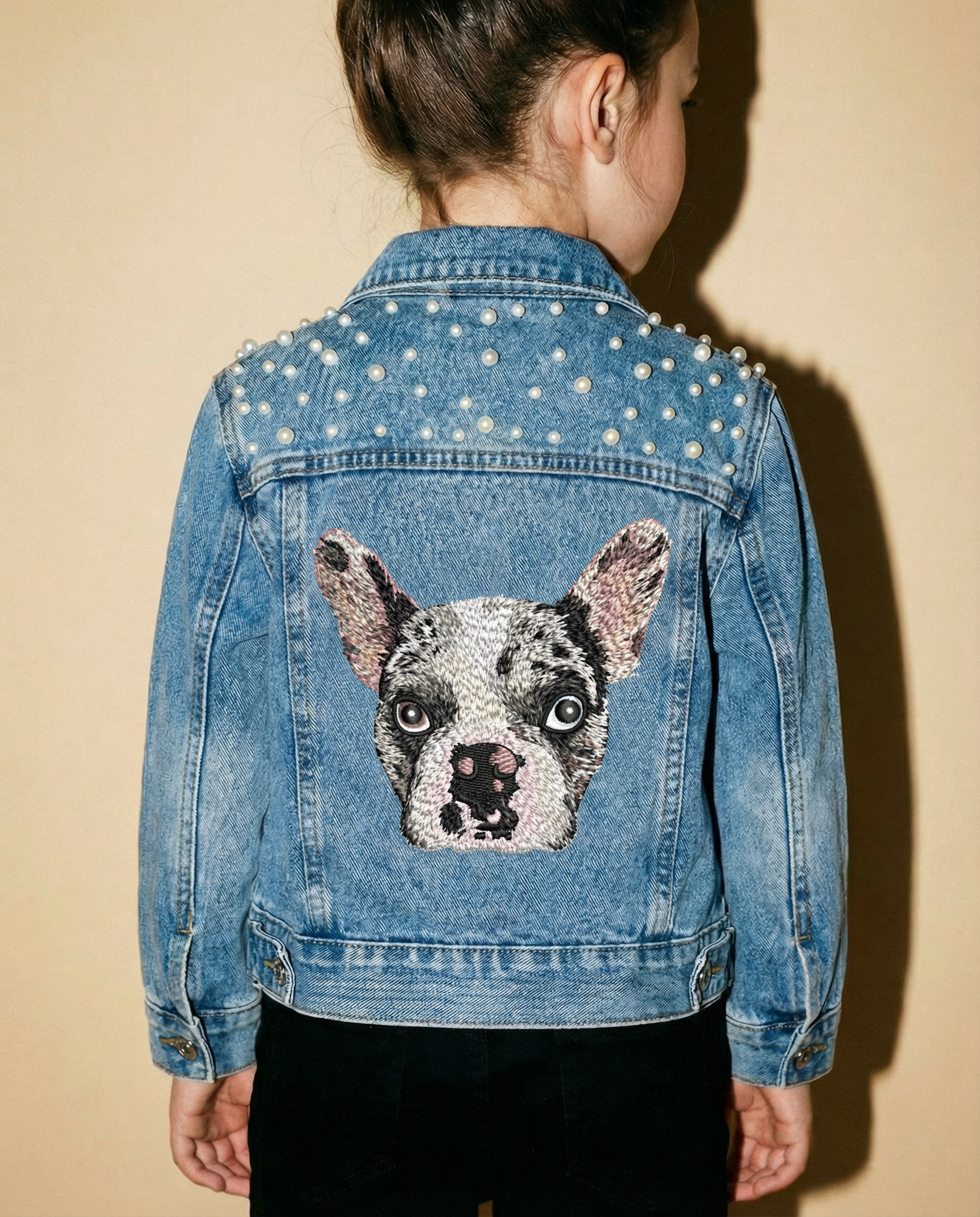 The Kids Pearl Denim Jacket
