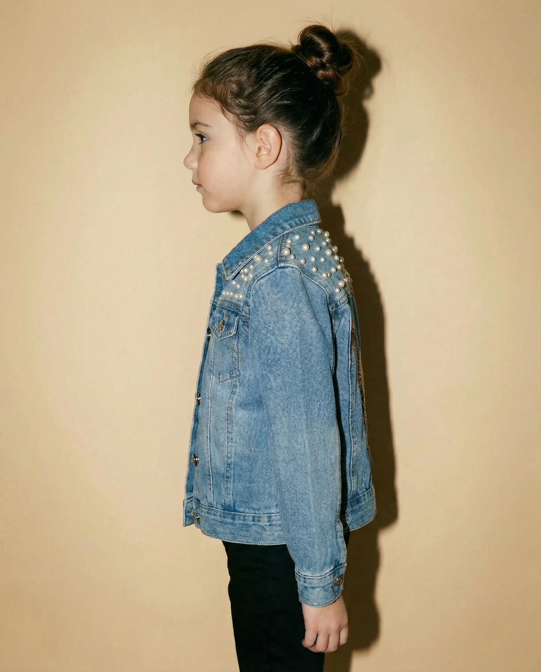 The Kids Pearl Denim Jacket