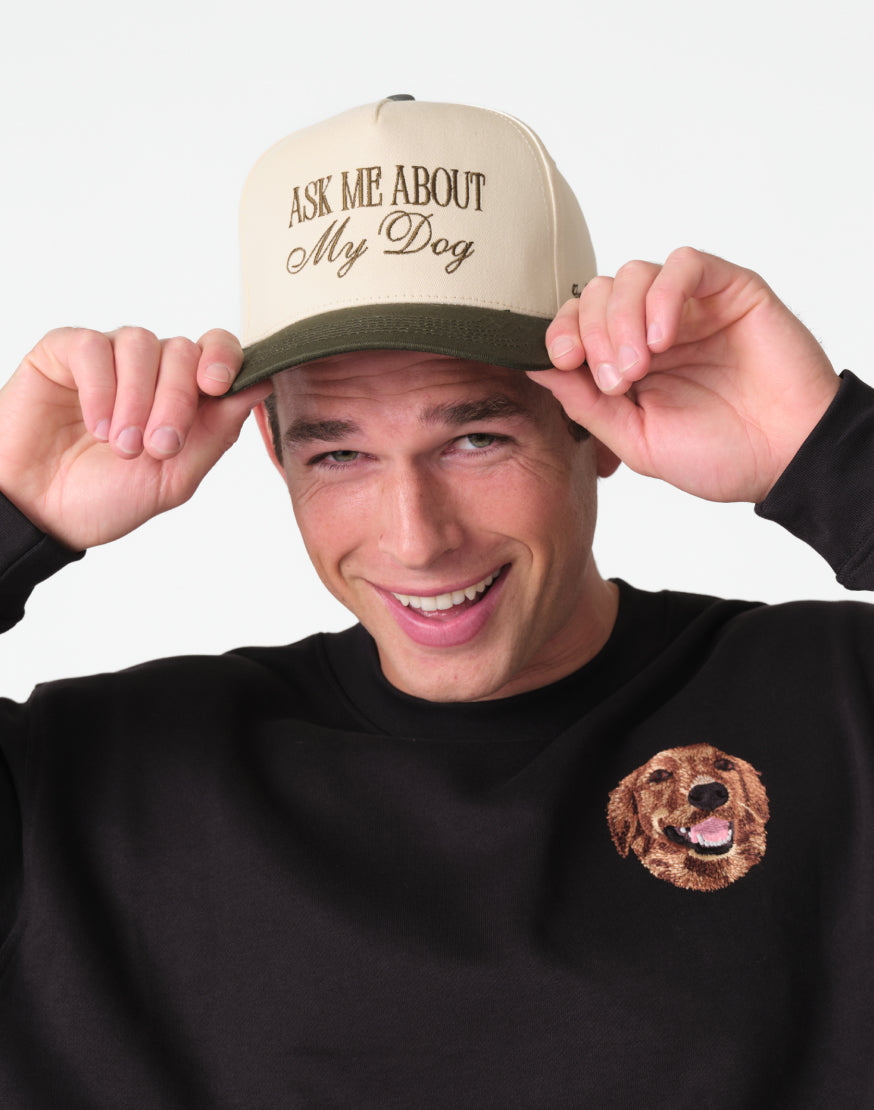 Ask Me About My Dog Embroidered Hat