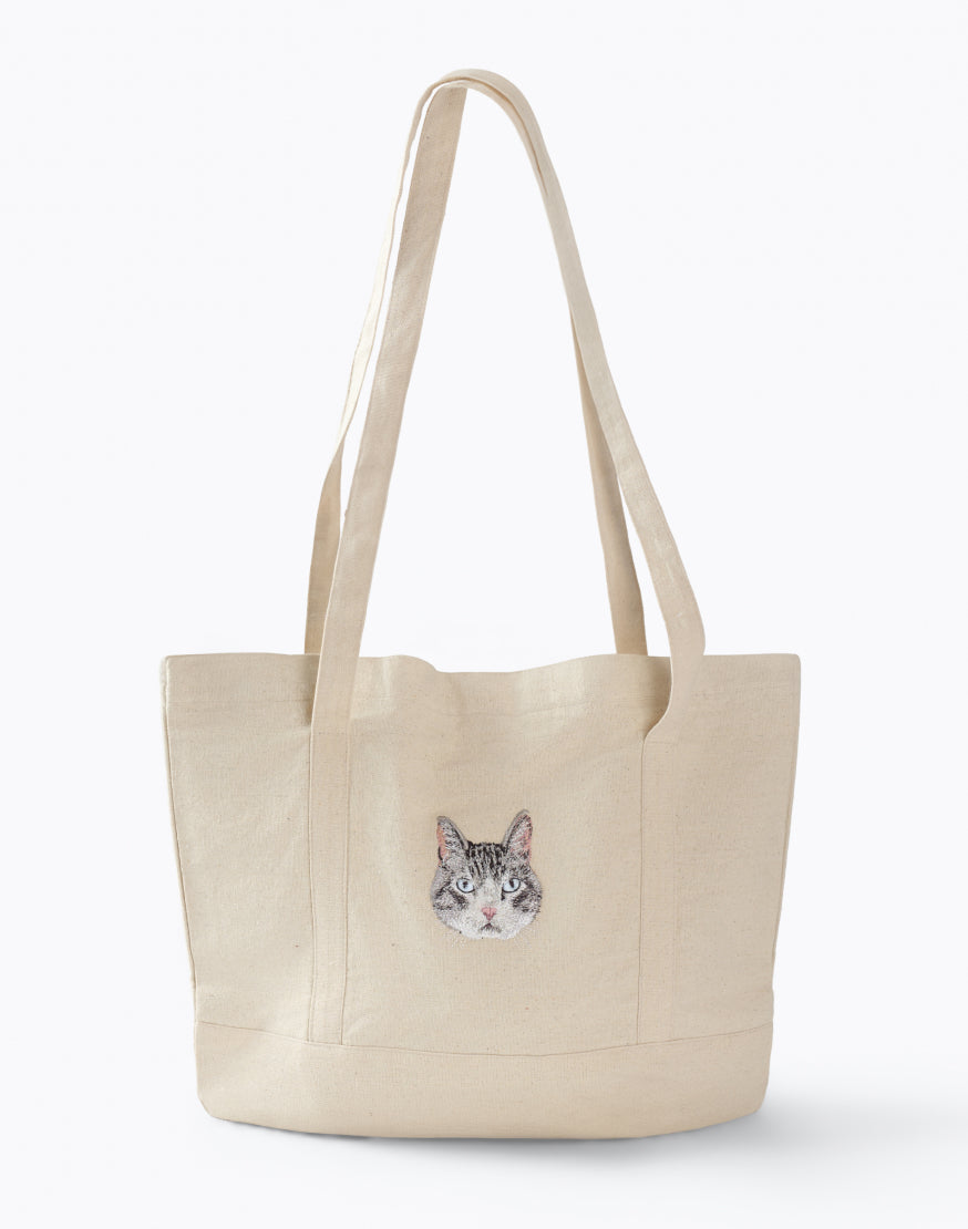 The Cat Carry-All Canvas Tote