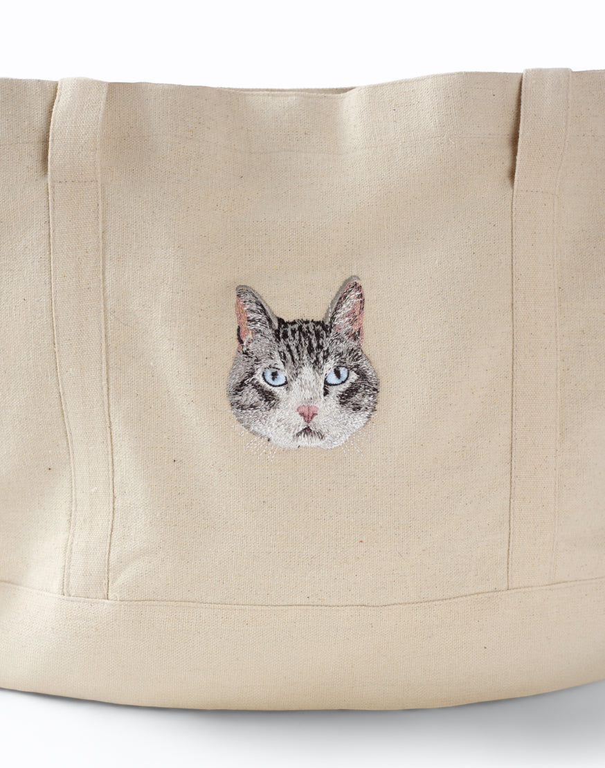 The Cat Carry-All Canvas Tote