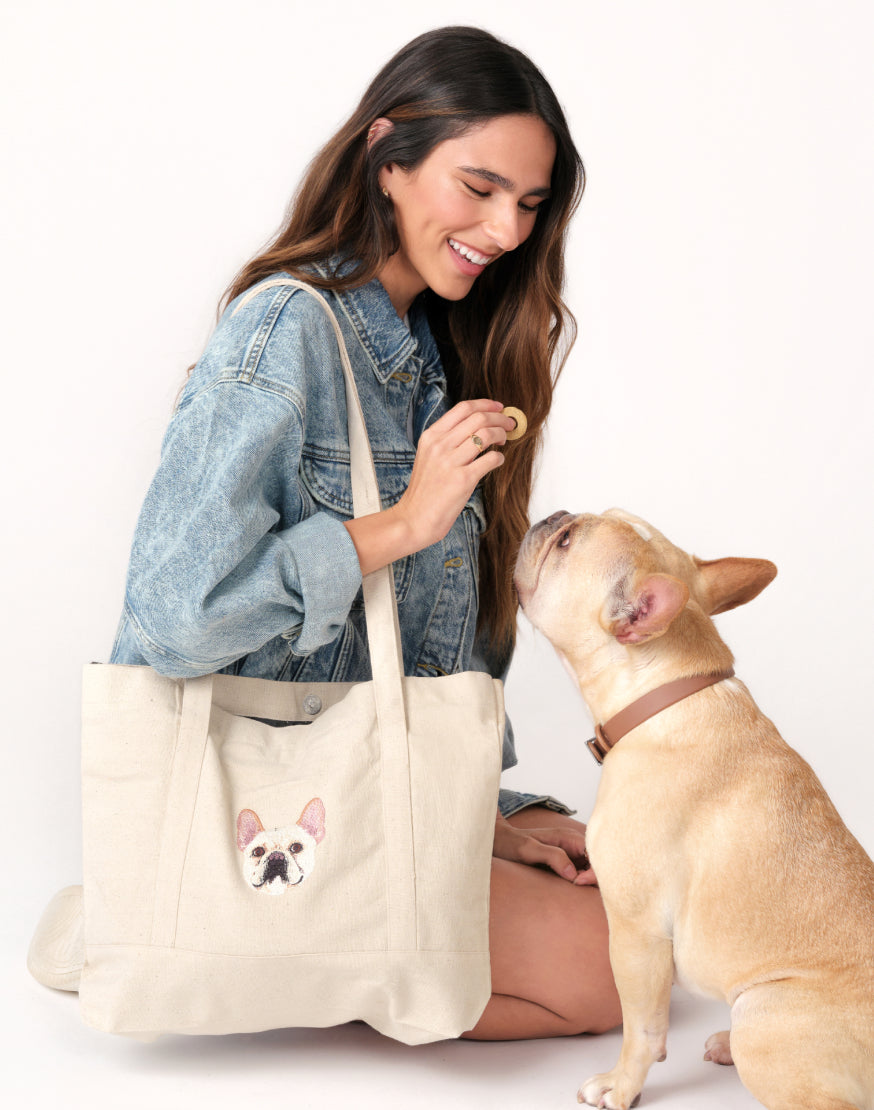 The Unique Pet Carry-All Canvas Tote