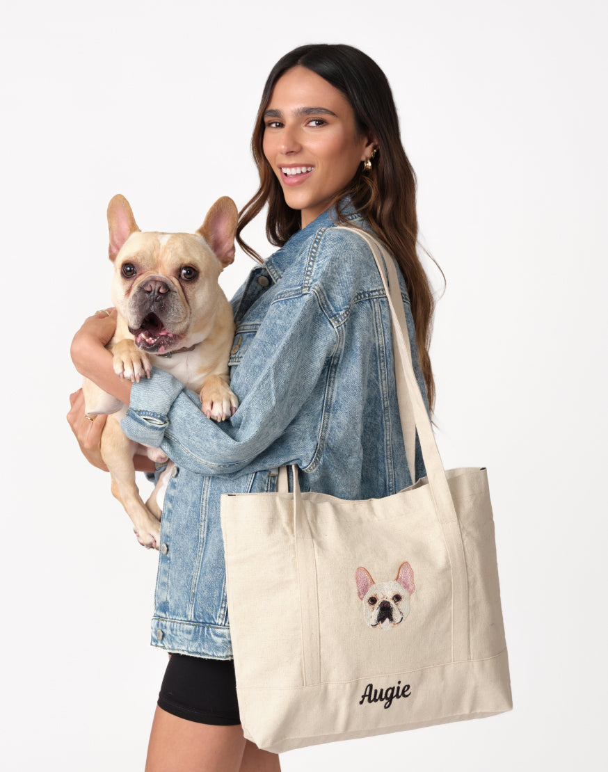 The Unique Pet Carry-All Canvas Tote