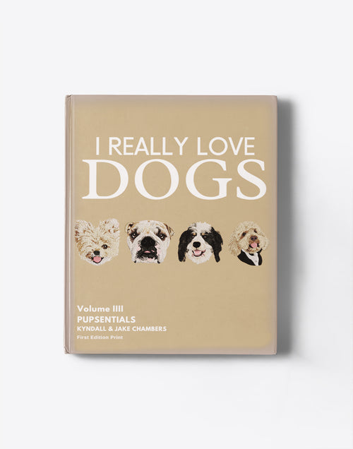 The "I Really Love Dogs v.IV" Coffee Table Book