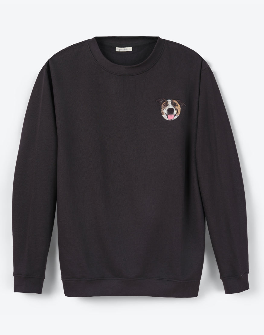 [GRAVER]★HUMAN PUPPY WORK BACK LOGO SWEATSHIRT Human Puppy Work Back Logo Sweatshirt - GRAVER | 60% - Asian
