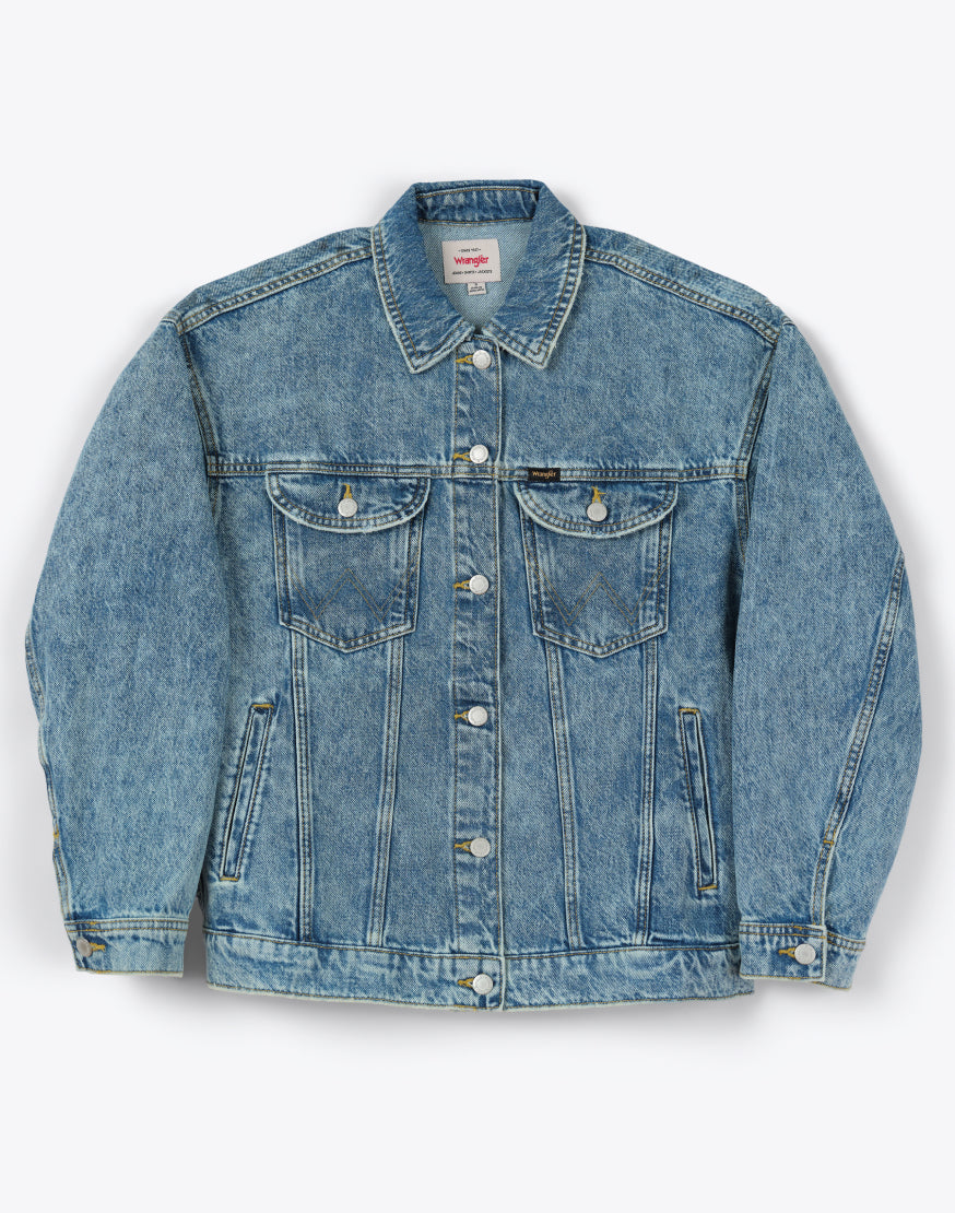 The Oversized Denim Jacket Custom Pet Embroidered Jean Jacket