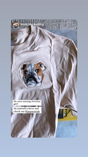 The Custom Embroidered Pet Patch T-Shirt