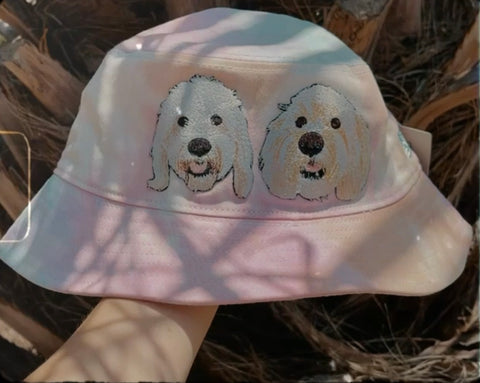 Bucket Hat - Custom Pet Embroidered Patch