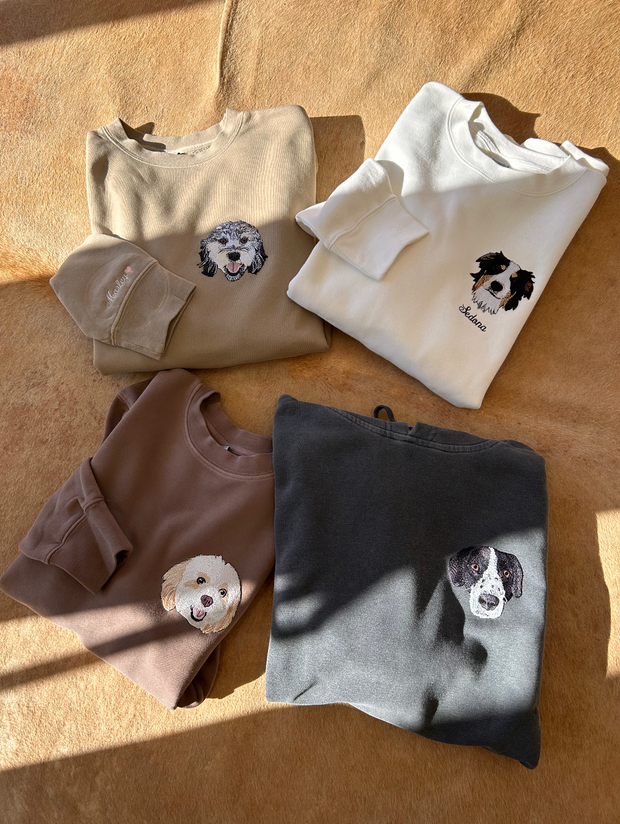Personalized embroidered sweatshirts sale